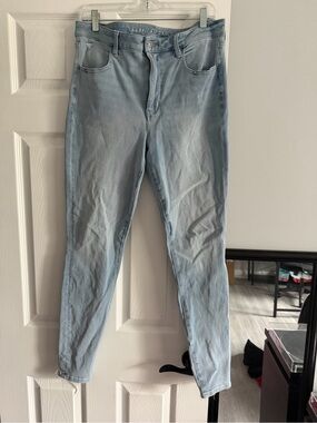 American Eagle Light Blue Dream Stretch Skinny Jeans
